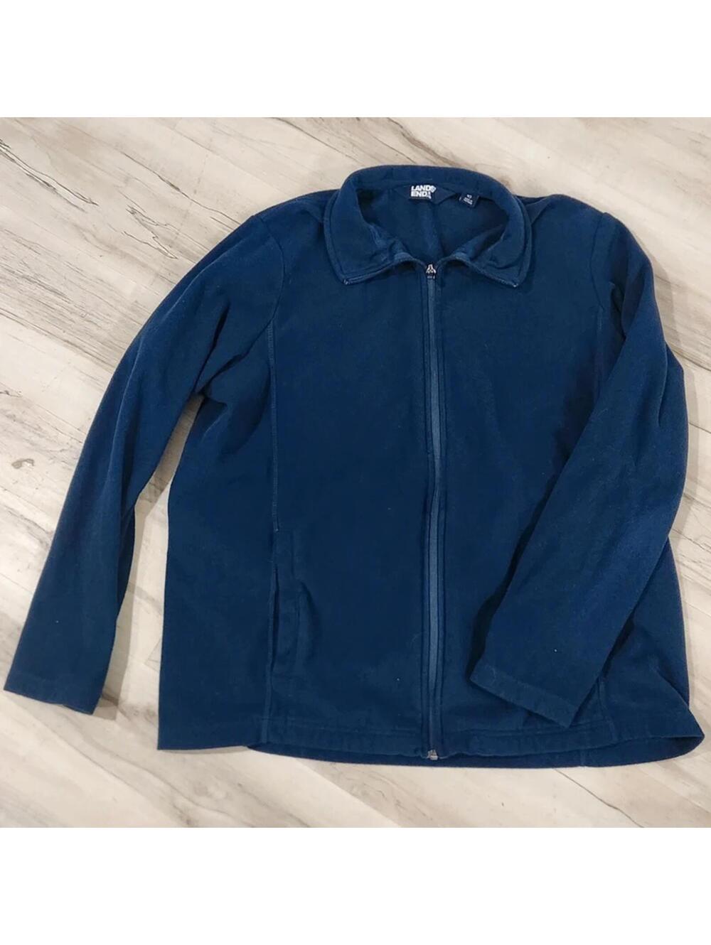 Women's XL Lands End Fleece Zip-up